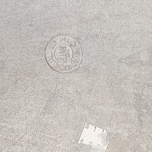 The Wilton CO RWP Vtg Armetale Scallop Sea Shell Handles Pewter Oval Deep Dish - Picture 2 of 3